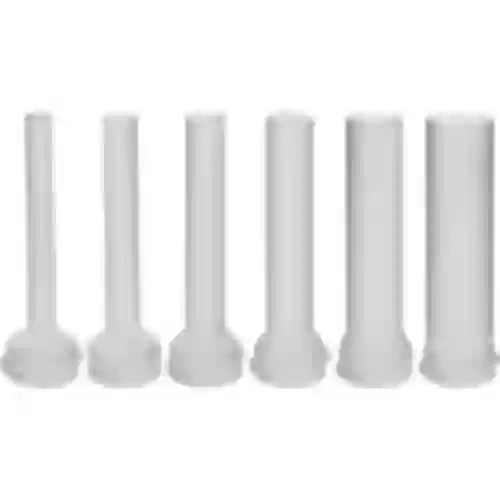 Embudos para embutidora vertical de 5 kg, 6 piezas
