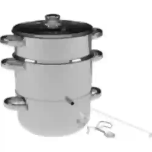 Extractor de jugo de acero inoxidable con vaporizador 5 L