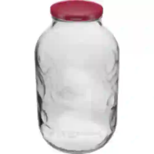 Frasco 5L con ornamento tapa bordo fi100