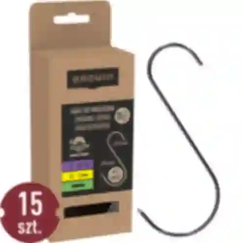 Ganchos para ahumar - S, afilados 3mm x 150mm 15 uds.