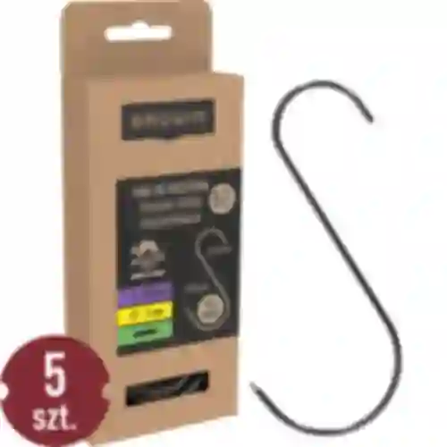Ganchos para ahumar - S, afilados 3mm x 150mm 5 uds.