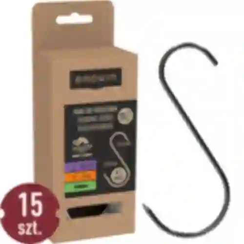 Ganchos para ahumar - S, afilados 4mm x 150mm 15 uds.