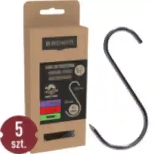 Ganchos para ahumar - S, afilados 5mm x 150mm 5 uds.