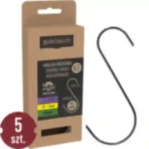 Ganchos para ahumar - S, cortados 45° 3mm x 150mm 5 uds.