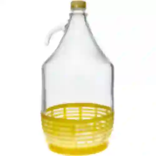 Garrafa Dama 5L con cesta y tapa