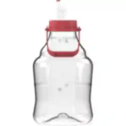 Globo para vino ligero, irrompible, con asa, 10L