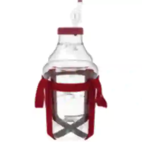Globo para vino ligero, irrompible, con correas, 15L