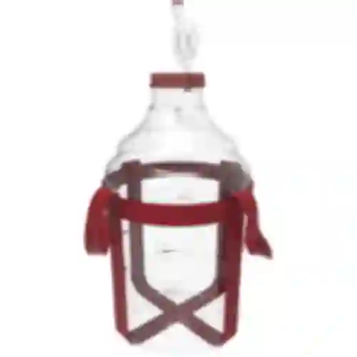 Globo para vino ligero, irrompible, con correas, 25L