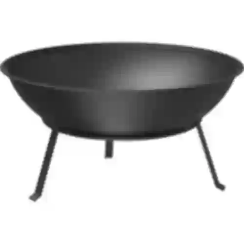 Hogar de jardín con parrilla, Ø55 cm, redondo, cuenco