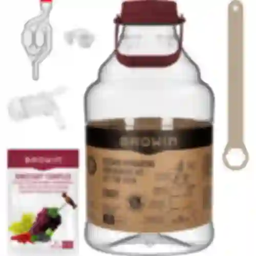 Kit de vinificación 15L EASY con globo PET