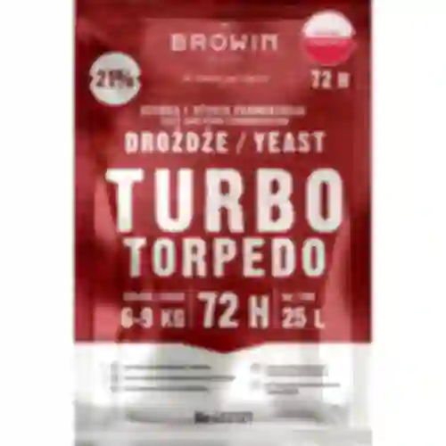 Levadura de destilería Turbo Torpedo 72h 21% - 120 g