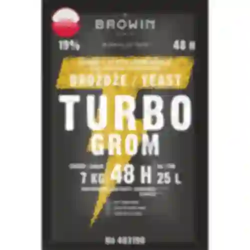 Levadura destiladora Turbo Grom 48h