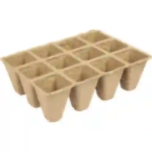 Macetas de papel 4x4x4,5 cm, 5 uds.