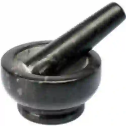 Mortero de cocina de granito - 10 cm