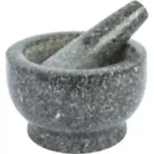 Mortero de cocina de granito - 13cm