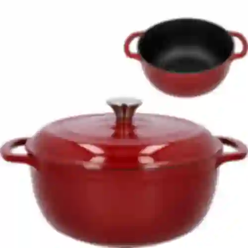 Olla de hierro fundido esmaltada - burdeos, 5,8L
