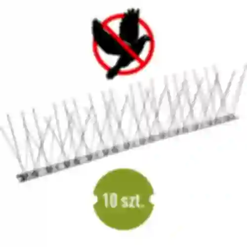 Púas contra aves (tira de metal) 10 piezas DIY