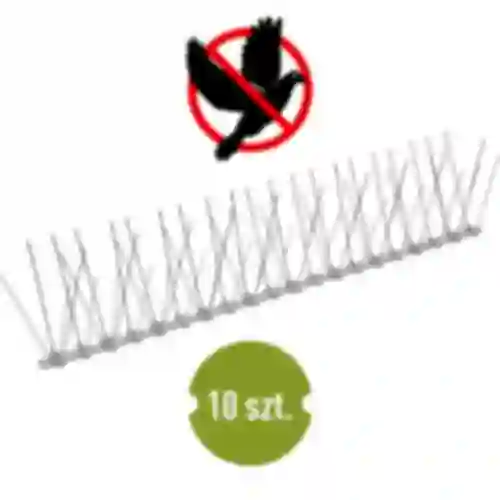 Púas contra aves (tira de plástico) 10 unidades DIY