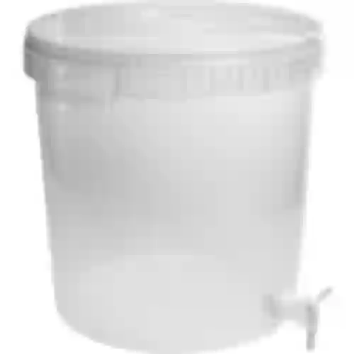 Recipiente de fermentación de 30 L con tapa y grifo