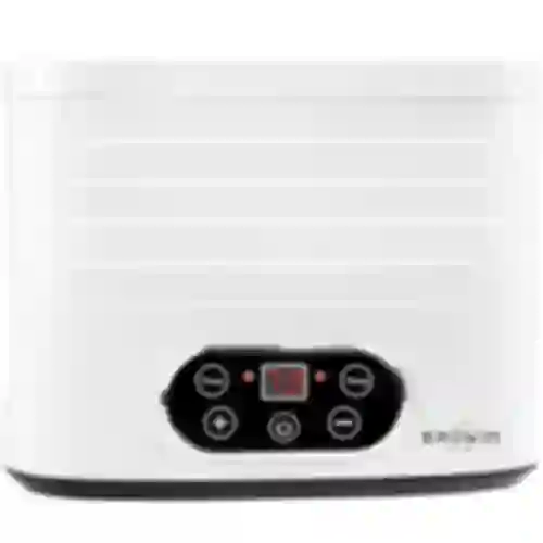 Secadora de alimentos con regulación de temperatura, 240W, blanca