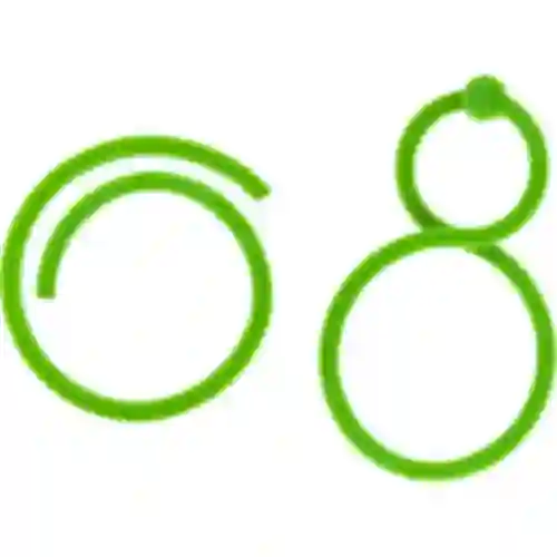 Sujetadores de plástico para unir plantas mix 50uds.