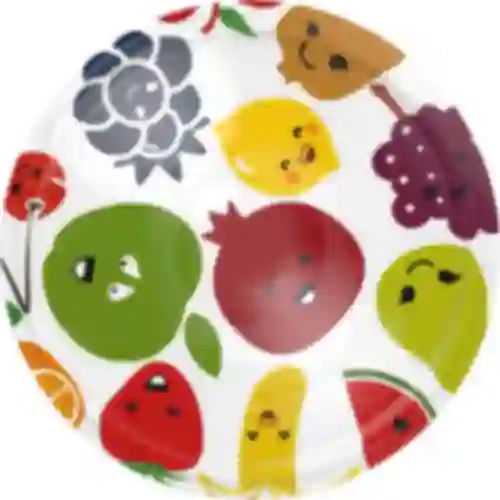 Tapa fi82/6 frutas - 10 unidades.