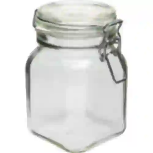 Tarro Comfort 750ml cuadrado. cierre hermético