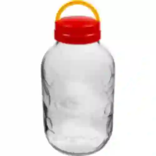 Tarro para licores 5L y tapa con asa