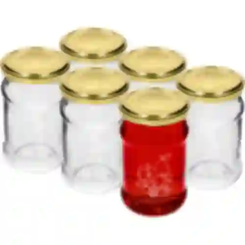 Tarro TO 300ml tapa impresión Frutas fi66/4 - 6uds.