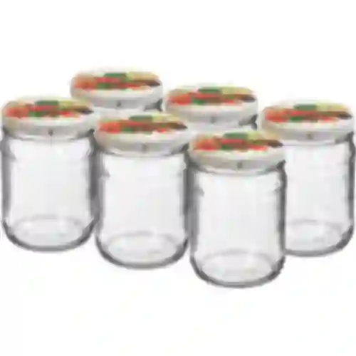 Tarro TO 500ml con tapa de color fi82/6 - 6uds.