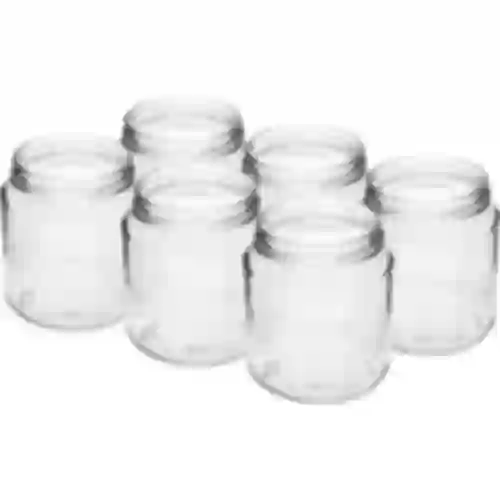 Tarro TO 580ml grueso -6uds