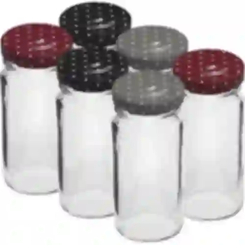 Tarro TO 90ml con tapa de color fi43 - 6 uds.