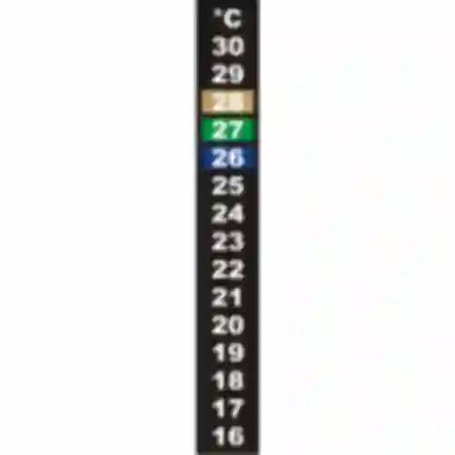 Termómetro de cristal líquido (16/30C) 13cm