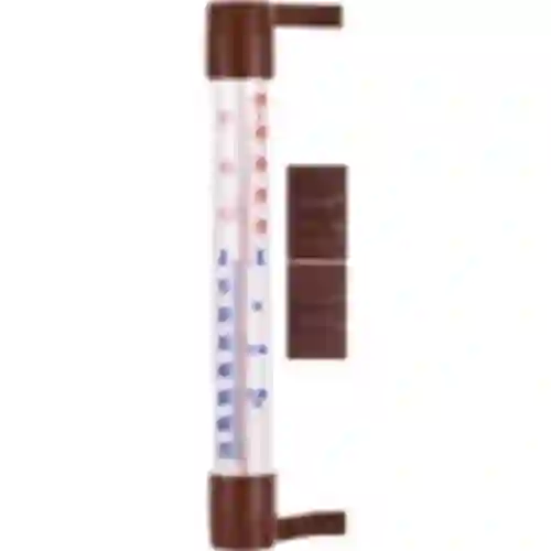 Termómetro exterior marrón (-60/50C) 23cm
