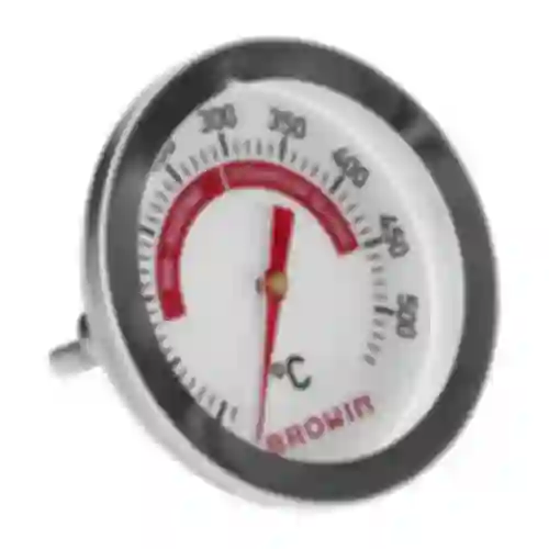 Termómetro para parrilla y BBQ, de 50 a +500°C, bimetálico, 5,3cm