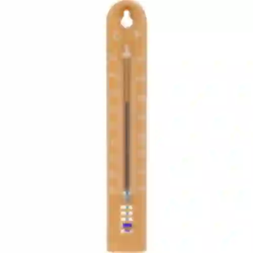 Termómetro universal (-30/50C) 17cm marrón claro