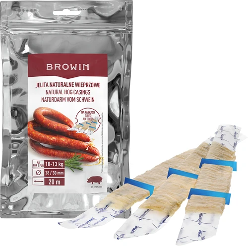 Tripas naturales de cerdo en tiras 28/30, 20m - 3