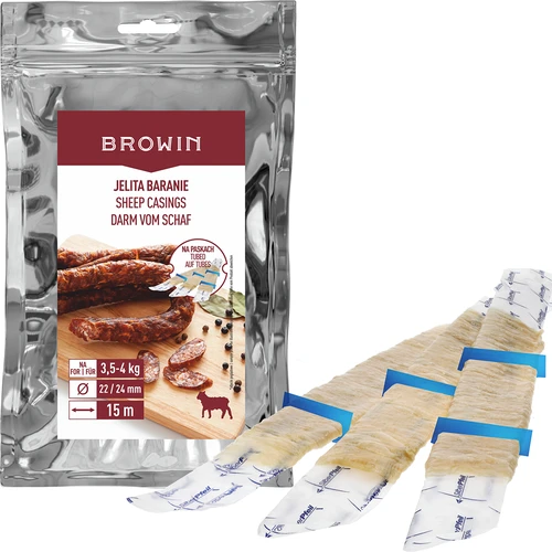 Tripas naturales de cordero en tiras 22/24, 15 m - 3