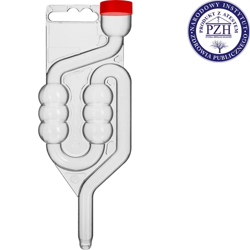 Tubo de fermentación de 6 cámaras con tapón protector - 2
