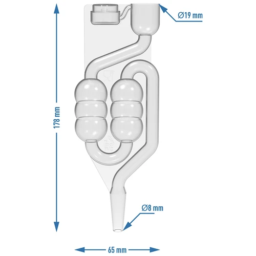 Tubo de fermentación de 6 cámaras v2 - 7