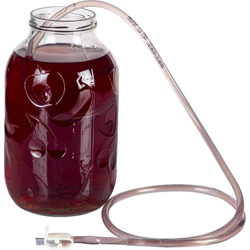 Tubo para trasiego de vino con abrazadera - 5