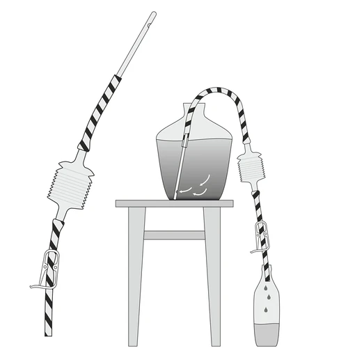 Tubo para trasiego de vino con bomba - 7