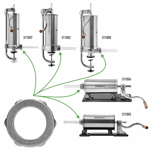 Tuerca para embutidoras Browin nº 311002, 311004, 311005, 311007, 311008 - 3