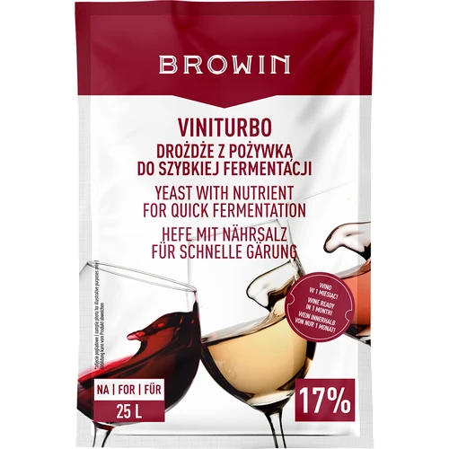 ViniTurbo - levadura para fermentación rápida  - 1 