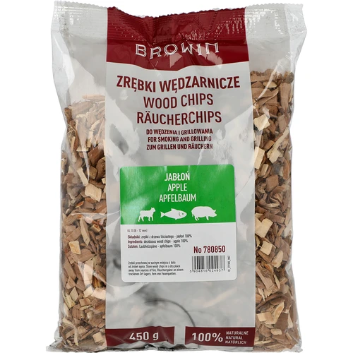 Virutas de madera de manzano para ahumar/barbacoa, 450 g, clase 10