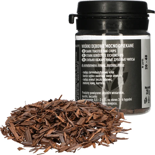 Virutas de roble muy tostadas 20g - 4