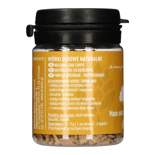 Virutas de roble naturales (sin tostar) 20g  - 1 