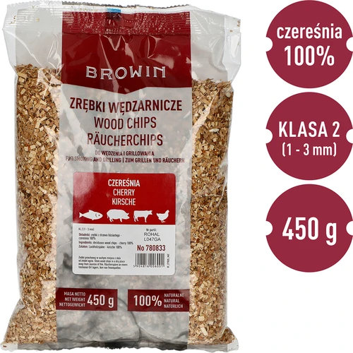 Virutas para ahumar (100% Cerezo) clase 2 - 450 g x5 - 3