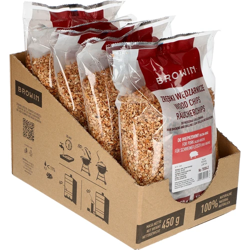 Virutas para ahumar (70% Aliso + 30% Haya) cl 2 450g X5  - 1 