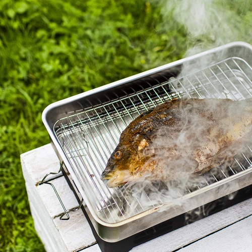 Virutas para ahumar/barbacoa, 50% roble + 50% aliso, 450 g, clase 8 - 11